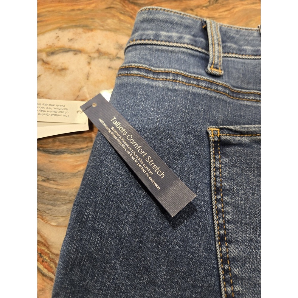 NEW Talbots Flawless Slim Ankle Length size 20w Blue Jeans Pants Denim Slimming - Picture 7 of 14